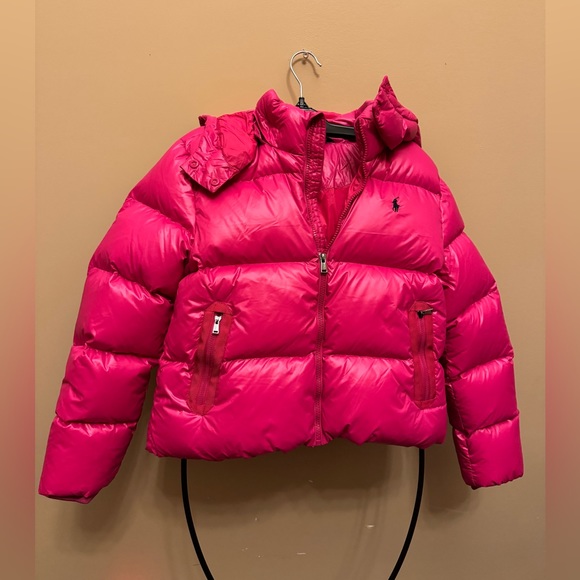 - NWT Polo Ralph Lauren Puffer Jacket Youth Large L Kids 14-16 Convertible - Picture 4 of 11